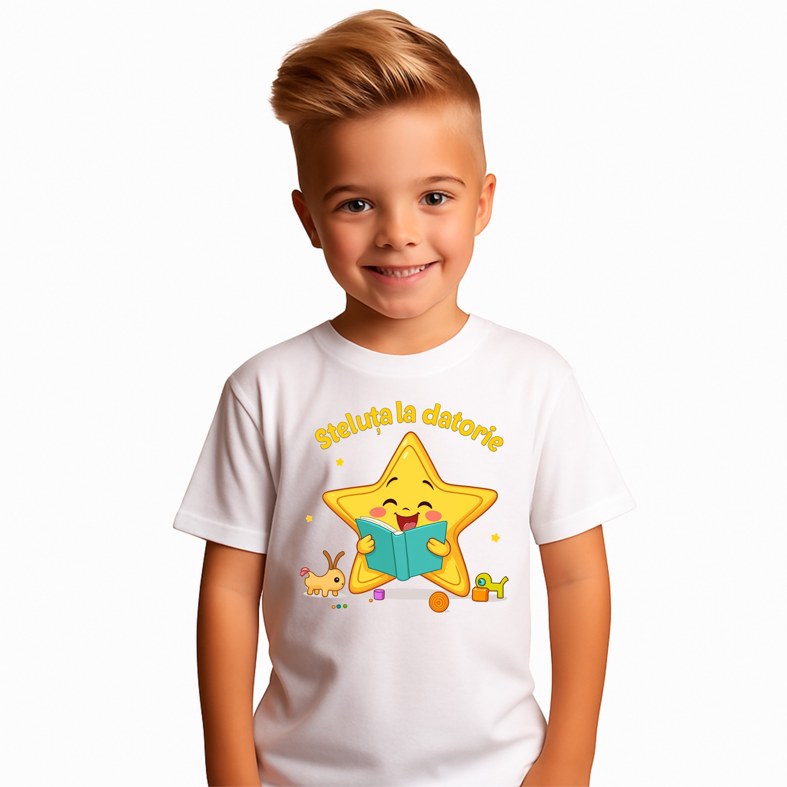 Tricou Gradinita pentru copii Steluta la datorie